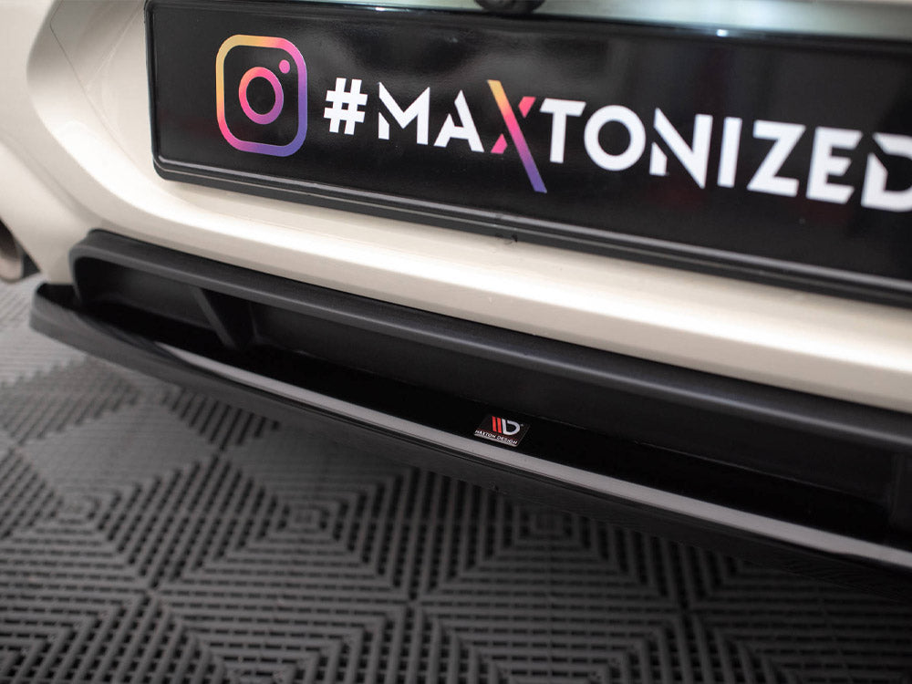 Maxton Design - CENTRAL REAR SPLITTER MINI COOPER CLUBMAN JOHN COOPER WORKS F54 FACELIFT