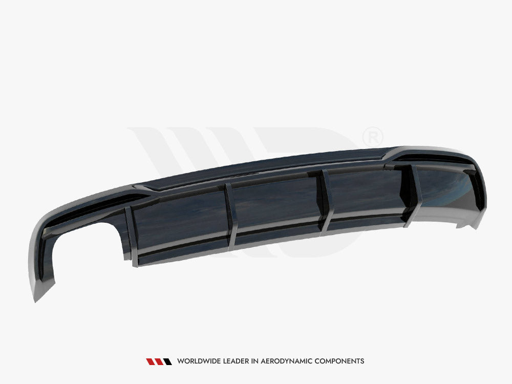 Maxton Design - Rear Valance Audi A5 8T Facelift (Version with dual exhausts on one side)