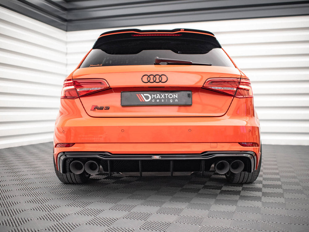 Maxton Design - Rear Valance + Milltek Sport Non-Resonated Exhaust Audi RS3 Sportback 8V Facelift