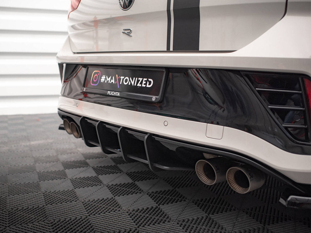 Maxton Design - STREET PRO REAR DIFFUSER VOLKSWAGEN T-ROC R MK1 FACELIFT
