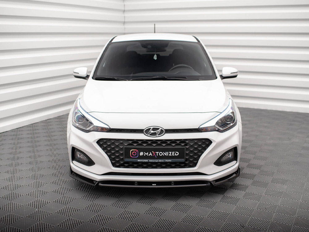 Maxton Design - FRONT SPLITTER FRONT SPLITTER V.2 HYUNDAI I20 MK2 FACELIFT