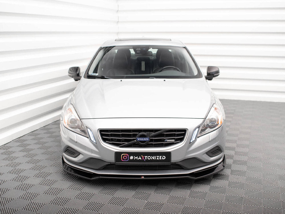 Maxton Design - FRONT SPLITTER FRONT SPLITTER V.2 VOLVO S60 R-DESIGN MK2