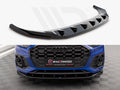 Maxton Design - FRONT SPLITTER V.2 AUDI SQ5 / Q5 S-LINE SUV / SPORTBACK MK2 FACELIFT