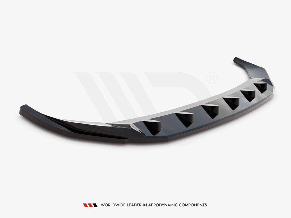 Maxton Design - FRONT SPLITTER V.2 AUDI SQ5 / Q5 S-LINE SUV / SPORTBACK MK2 FACELIFT