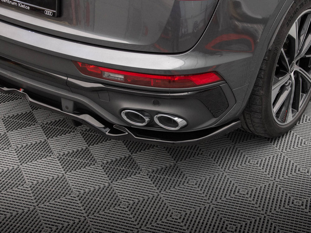 Maxton Design - CENTRAL REAR SPLITTER (VERTICAL BARS) AUDI SQ5 SPORTBACK MK2 FACELIFT