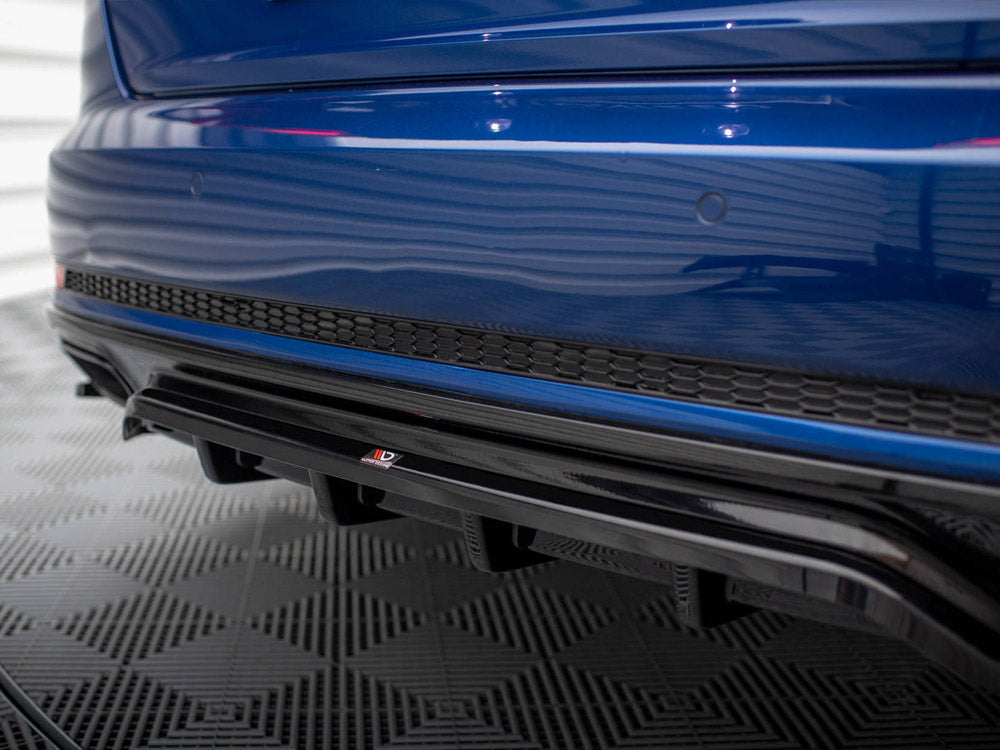 Maxton Design - CENTRAL REAR SPLITTER (VERTICAL BARS) AUDI A4 COMPETITION B9