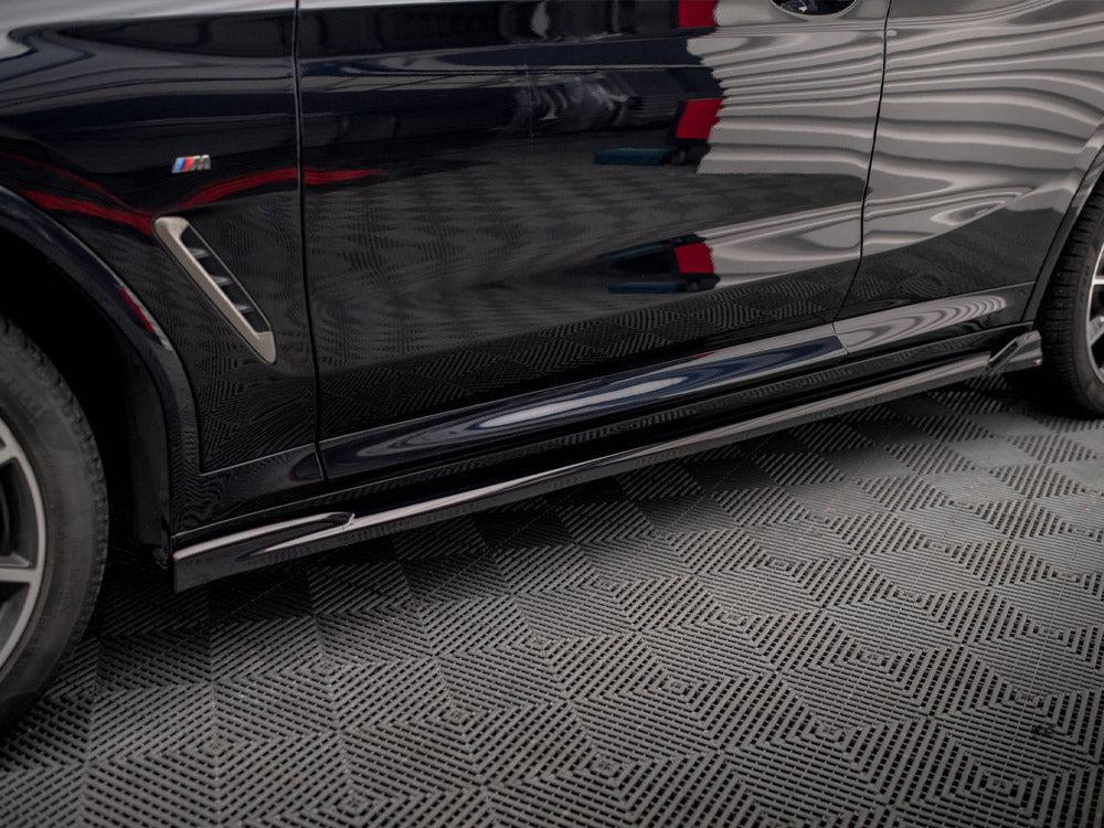 Maxton Design - SIDE SKIRTS DIFFUSERS V.2 BMW X4 M-PACK G02