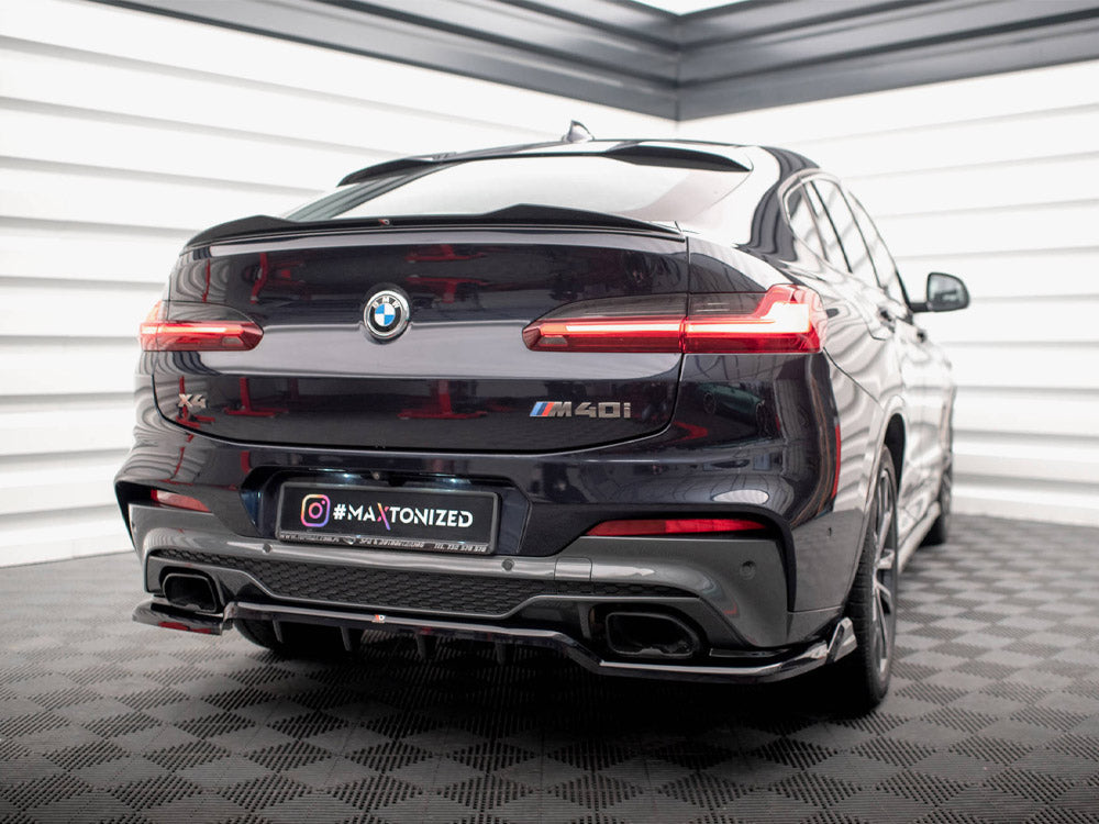 Maxton Design - CENTRAL REAR SPLITTER (VERTICAL BARS) V.2 BMW X4 M-PACK G02