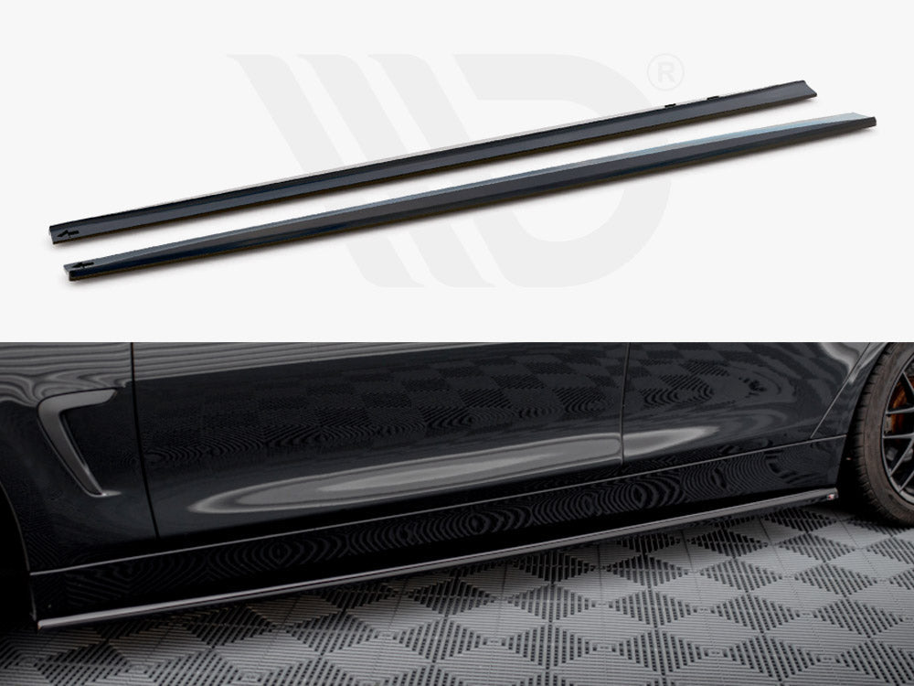 Maxton Design - Side Skirts Diffusers BMW 4 Coupe / Gran Coupe / Cabrio F32 / F36 / F33