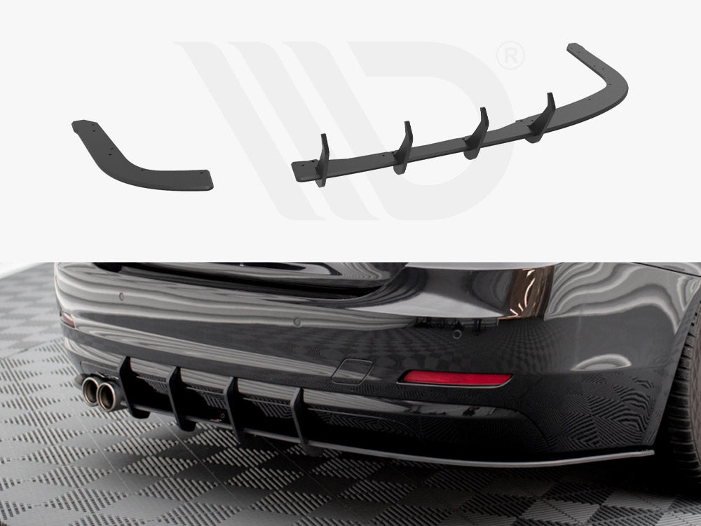 Maxton Design - STREET PRO REAR DIFFUSER BMW 4 GRAN COUPE F36
