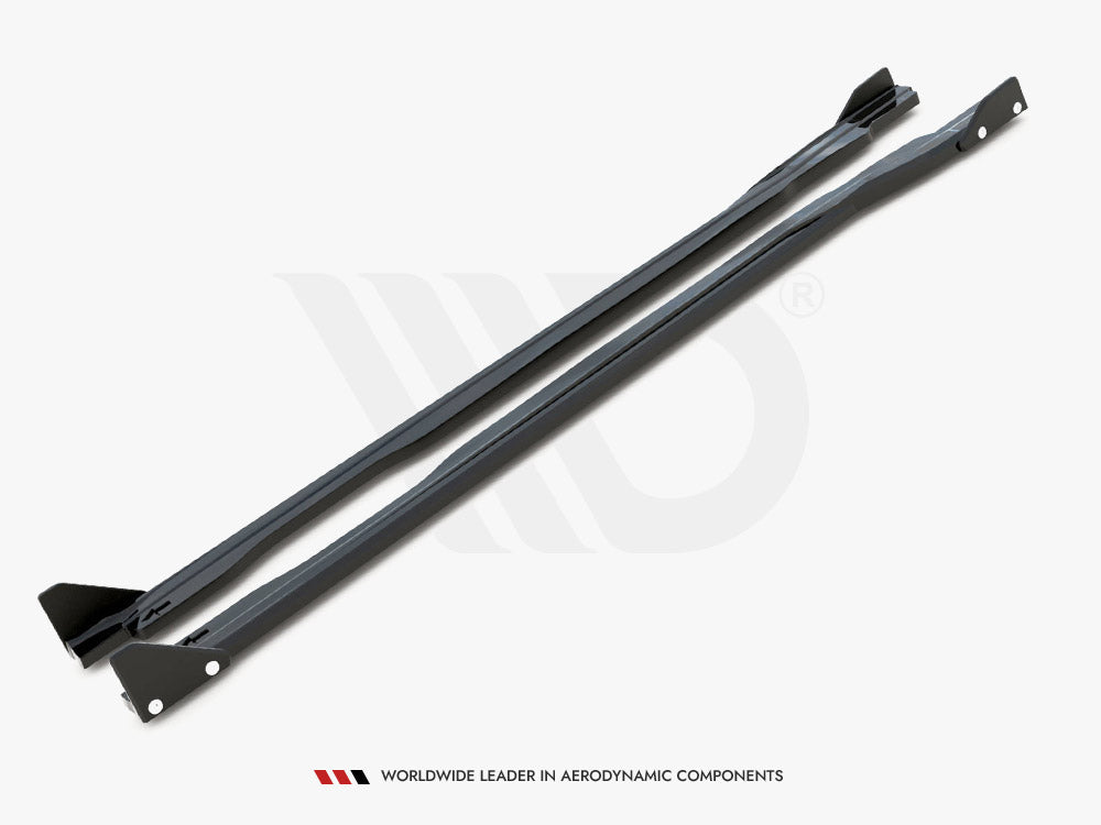 Maxton Design - SIDE SKIRTS DIFFUSERS V.1 + FLAPS HONDA CIVIC TYPE-R MK 11