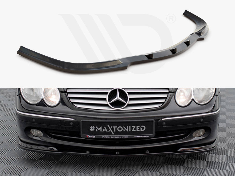 Maxton Design - FRONT SPLITTER MERCEDES CLK W 209 FOR STANDARD VERSION