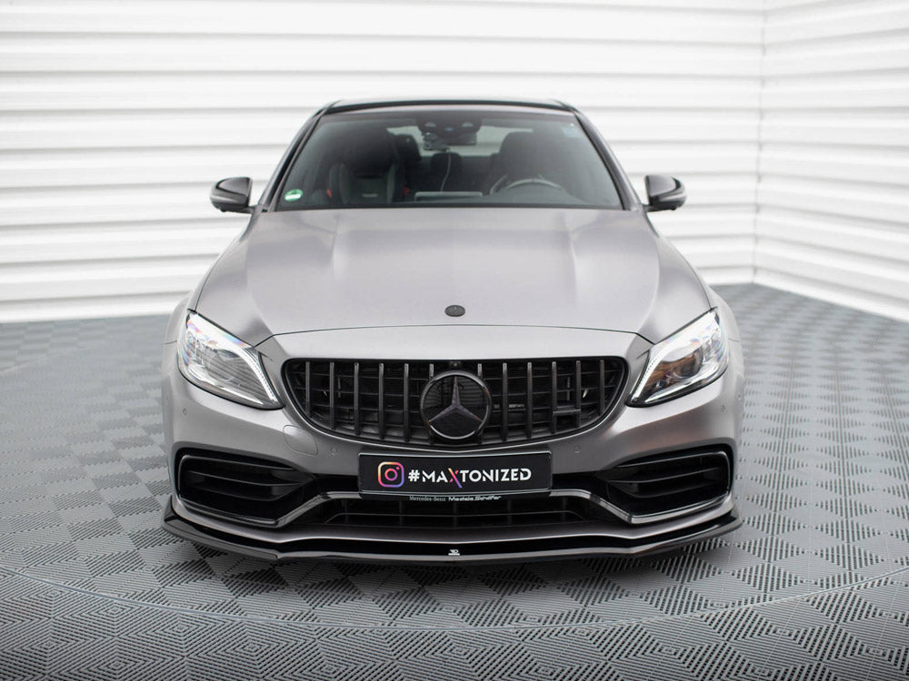 Maxton Design - FRONT SPLITTER V.1 MERCEDES-AMG C63 SEDAN / ESTATE W205 FACELIFT