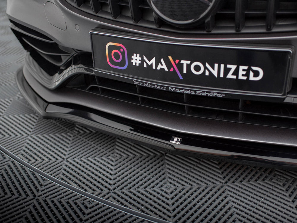 Maxton Design - FRONT SPLITTER V.1 MERCEDES-AMG C63 SEDAN / ESTATE W205 FACELIFT