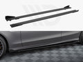 Maxton Design - STREET PRO SIDE SKIRTS DIFFUSERS + FLAPS MERCEDES-AMG C63 SEDAN / ESTATE W205 FACELIFT