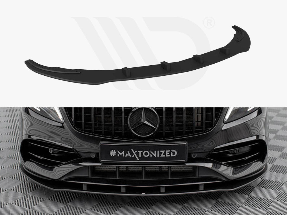 Maxton Design - STREET PRO FRONT SPLITTER MERCEDES-BENZ A AMG-LINE W176 FACELIFT