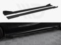 Maxton Design - STREET PRO SIDE SKIRTS DIFFUSERS + FLAPS MERCEDES-BENZ A AMG-LINE W176 FACELIFT