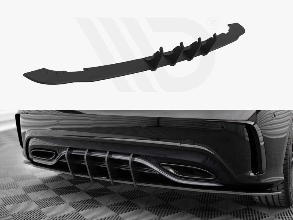 Maxton Design - STREET PRO REAR DIFFUSER MERCEDES-BENZ A AMG-LINE W176 FACELIFT