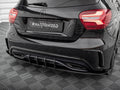 Maxton Design - STREET PRO REAR DIFFUSER + FLAPS MERCEDES-BENZ A AMG-LINE W176 FACELIFT