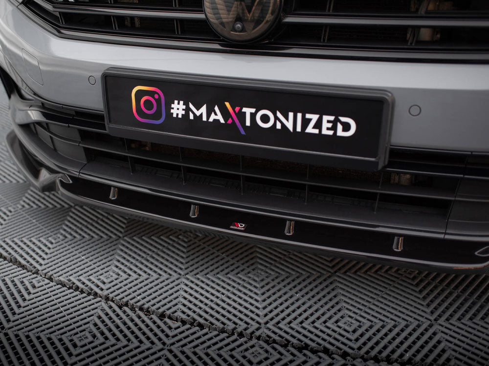 Maxton Design - FRONT SPLITTER V.1 VOLKSWAGEN PASSAT R-LINE B8 FACELIFT