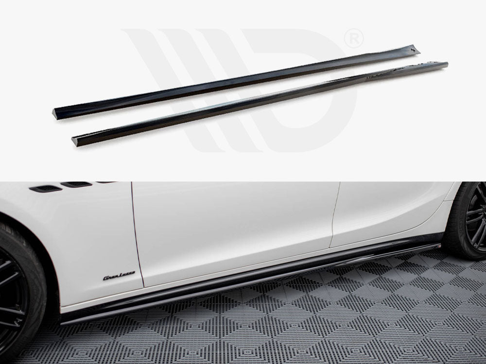 Maxton Design - Side Skirts Diffusers Maserati Ghibli Mk3 Facelift