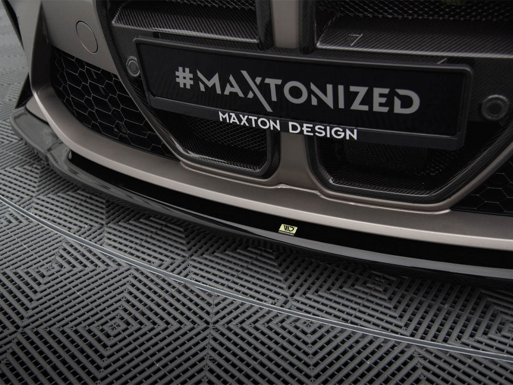 Maxton Design - Front Splitter V.4 CSL Look BMW M4 G82 / G82 Facelift