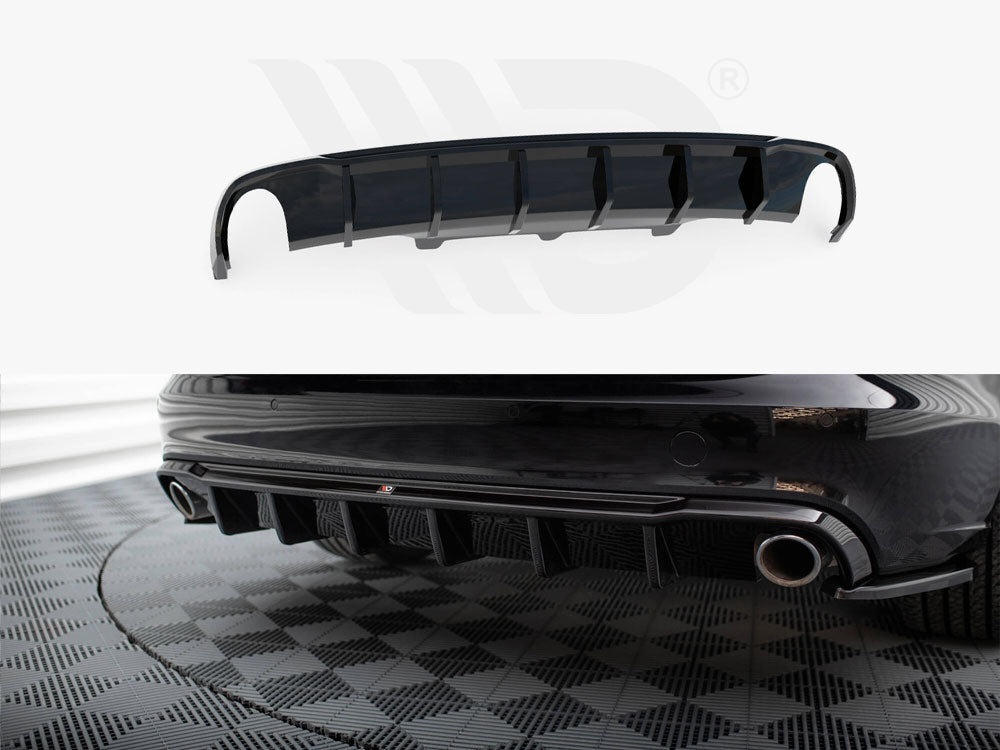 Maxton Design - Rear Valance Audi A6 Sedan / Avant C7 (Version with single exhausts on both sides)
