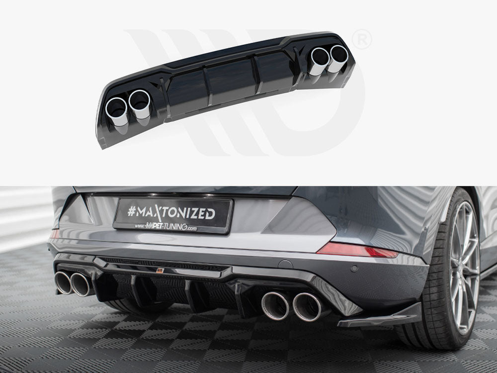 Maxton Design - Rear Valance V.3 + Exhaust Ends Imitation Cupra Formentor Mk1