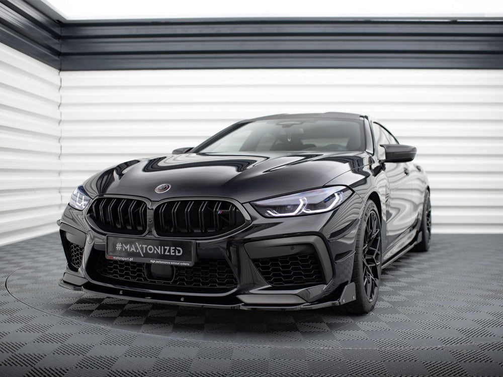 Maxton Design - Front Splitter V.1 + Flaps BMW M8 Gran Coupe F93 / Coupe F92