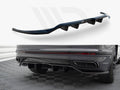 Maxton Design - Central Rear Splitter (Vertical Bars) Volkswagen Tiguan R-Line Mk2 Facelift