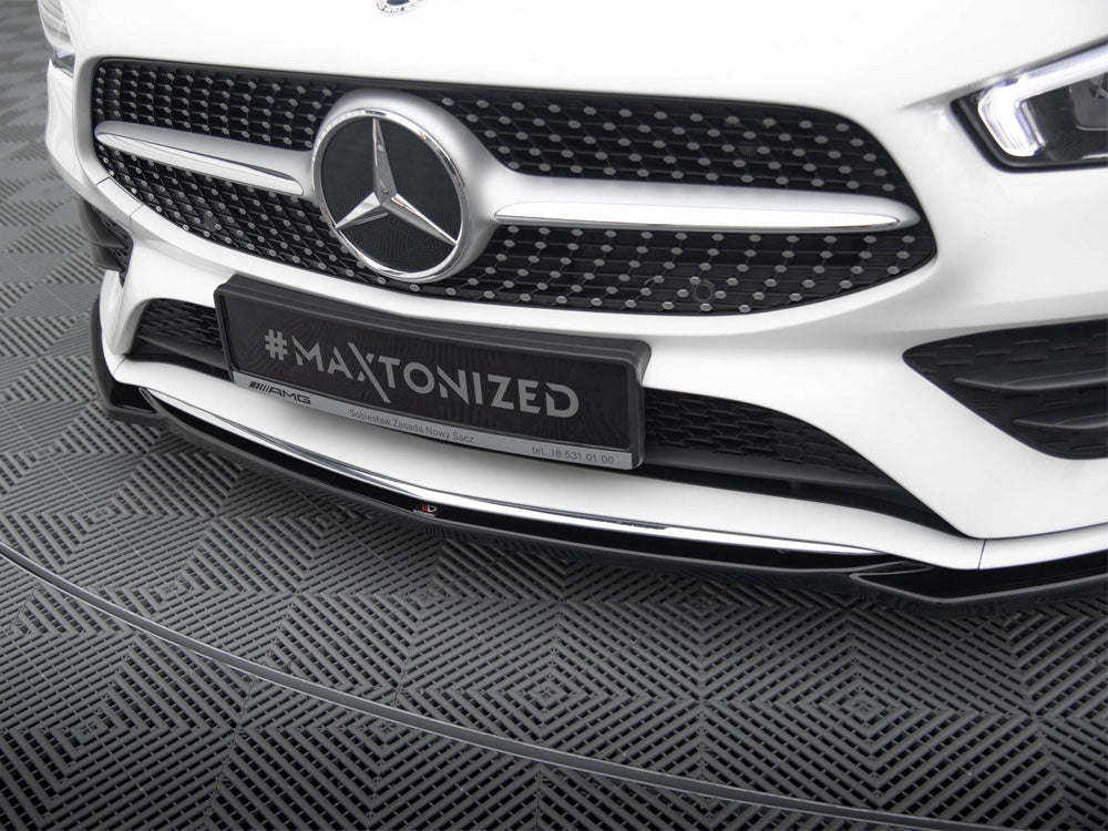Maxton Design - FRONT SPLITTER V.1 MERCEDES-BENZ CLA AMG-LINE C118 (2019-)