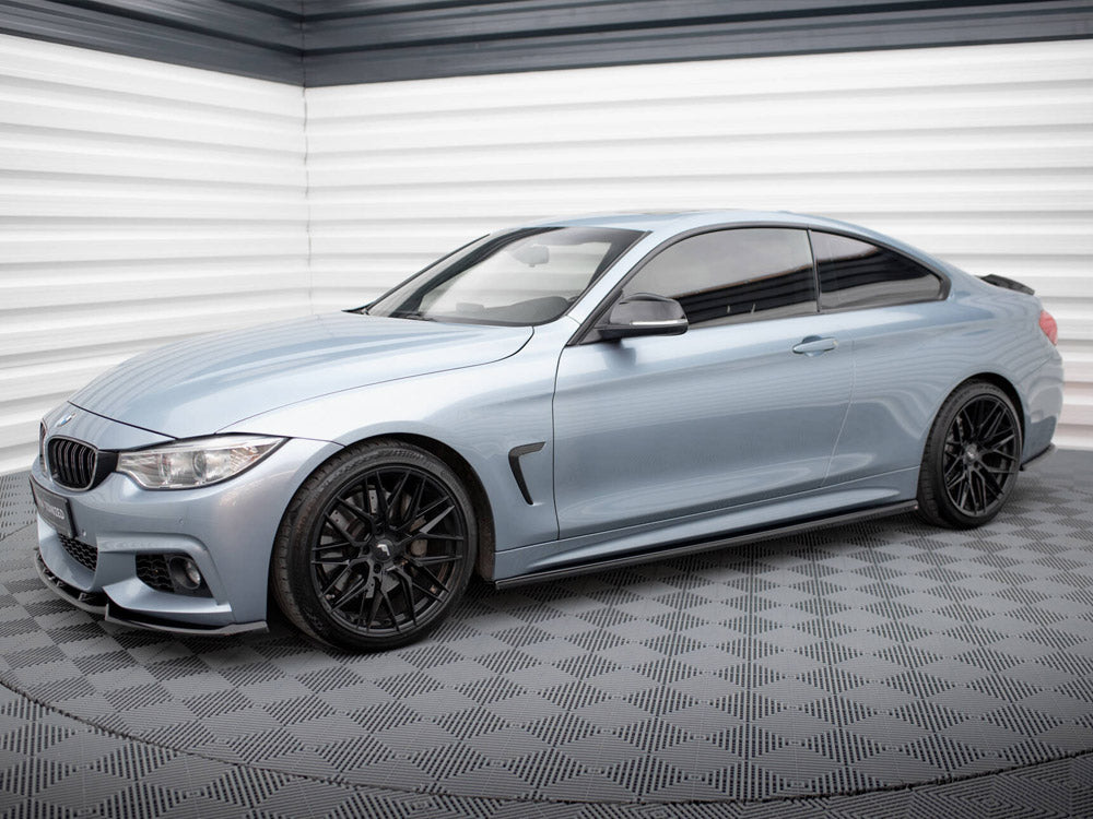 Maxton Design - SIDE SKIRTS DIFFUSERS V.3 BMW 4 COUPE / GRAN COUPE / CABRIO M-SPORT F32 / F36 / F33