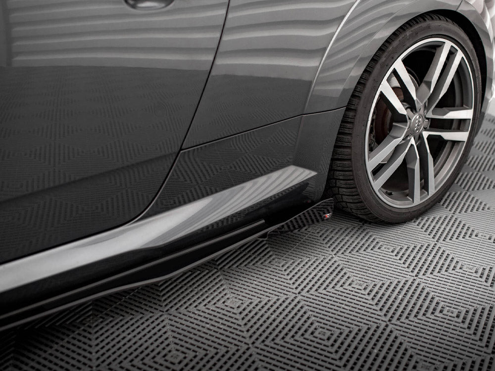 Maxton Design - STREET PRO SIDE SKIRTS DIFFUSERS + FLAPS AUDI TT S / S-LINE 8S