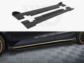 Maxton Design - Street PRO Side Skirts Diffusers + Flaps Mercedes-AMG CLA 45 C117 Facelift