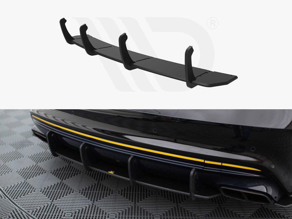 Maxton Design - STREET PRO REAR DIFFUSER MERCEDES-AMG CLA 45 C117 FACELIFT