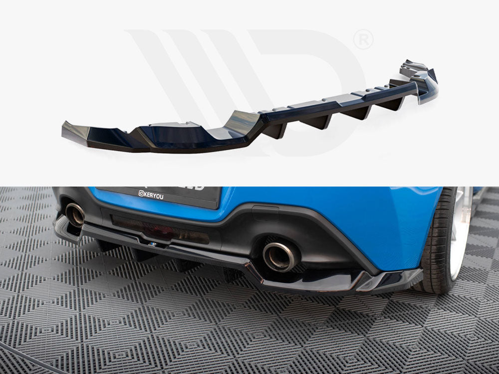 Maxton Design - Rear Splitter (Vertical Bars) V.1 Toyota GR86 Mk1