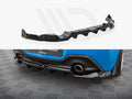 Maxton Design - Central Rear Splitter (Vertical Bars) V.1 + Flaps Toyota GR86 Mk1
