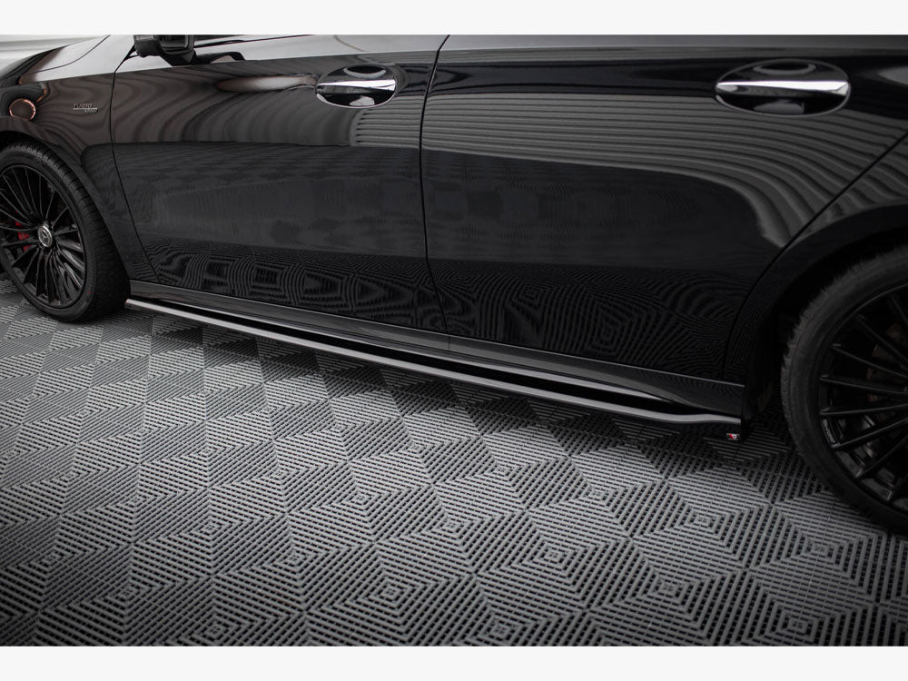 Maxton Design - Side Skirt Diffusers Mercedes-AMG A35 / A AMG-Line W177 Facelift