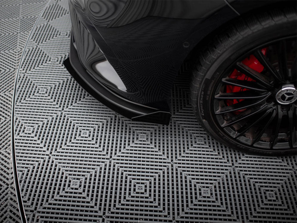 Maxton Design - Street PRO Front Splitter + Flaps Mercedes-AMG A35 W177 Facelift