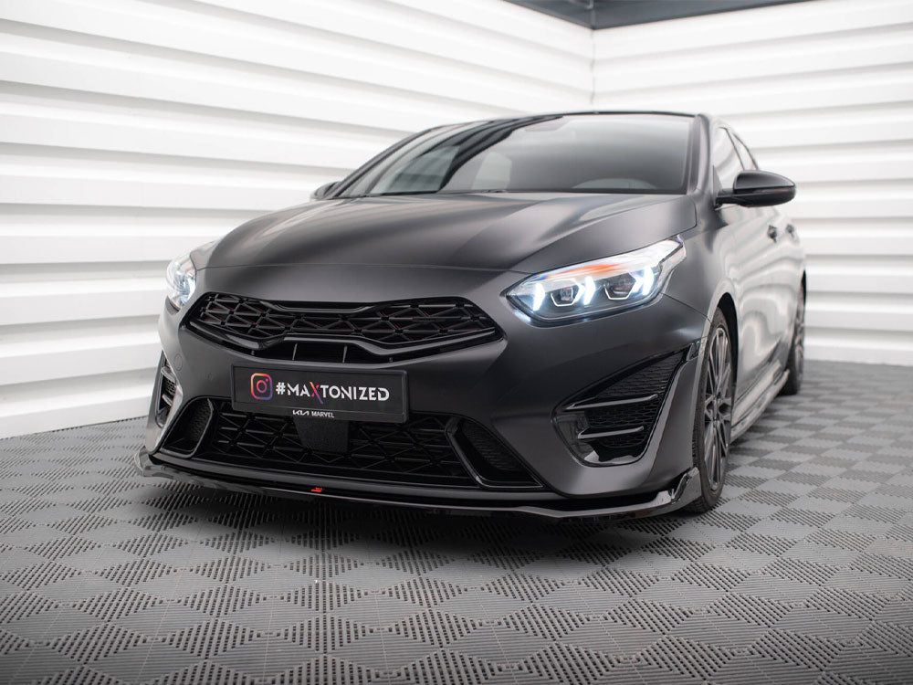Maxton Design - Front Splitter V.1 Kia Proceed GT Mk3 Facelift / Ceed GT / GT - Line Mk1 Facelift