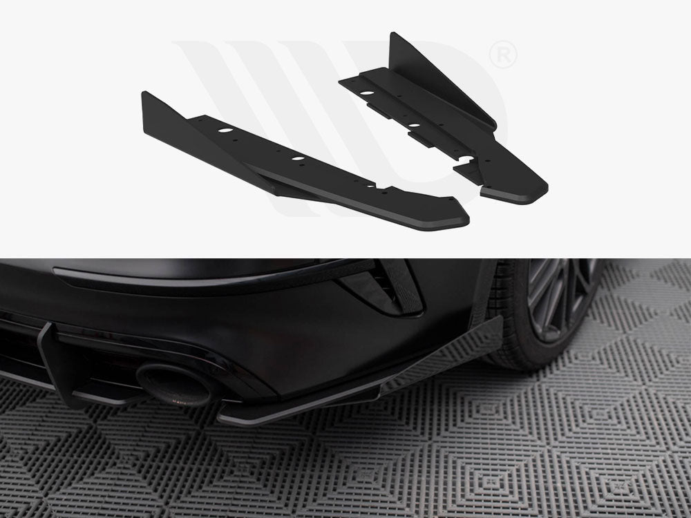 Maxton Design - STREET PRO REAR SIDE SPLITTERS + FLAPS KIA PROCEED GT MK1 FACELIFT
