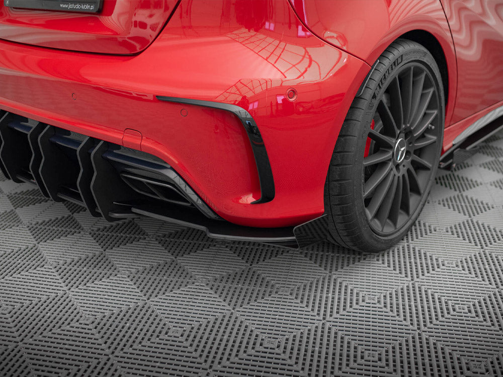 Maxton Design - REAR SIDE FLAPS MERCEDES-BENZ A 45 AMG W176 FACELIFT