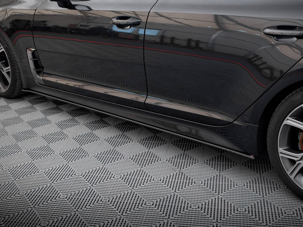 Maxton Design - STREET PRO SIDE SKIRTS DIFFUSERS KIA STINGER GT / GT-LINE MK1