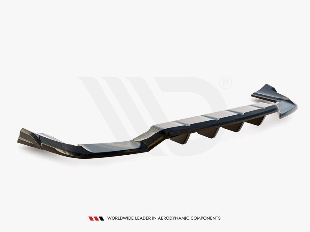 Maxton Design - Rear Splitter (Vertical Bars) Porsche Cayenne Coupe / SUV Mk3