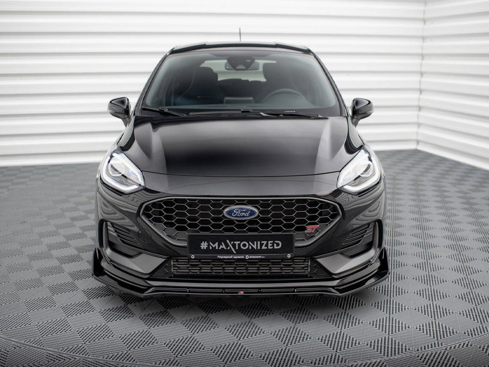 Maxton Design - FRONT SPLITTER V.4 + FLAPS FORD FIESTA ST / ST-LINE MK8 / 8.5
