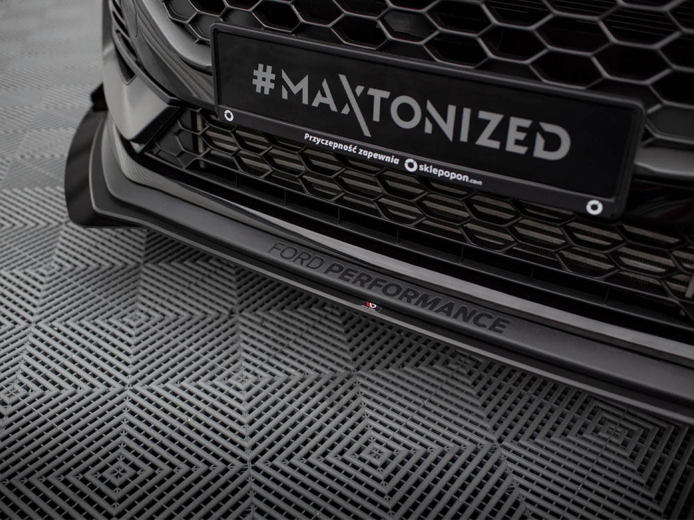 Maxton Design - STREET PRO FRONT SPLITTER + FLAPS FORD FIESTA ST/ST LINE MK8/8.5 FACELIFT