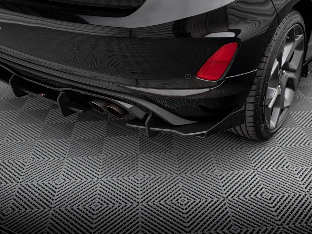 Maxton Design - STREET PRO REAR DIFFUSER(+FLAPS) FORD FIESTA MK8/8.5 ST (2018-2024)