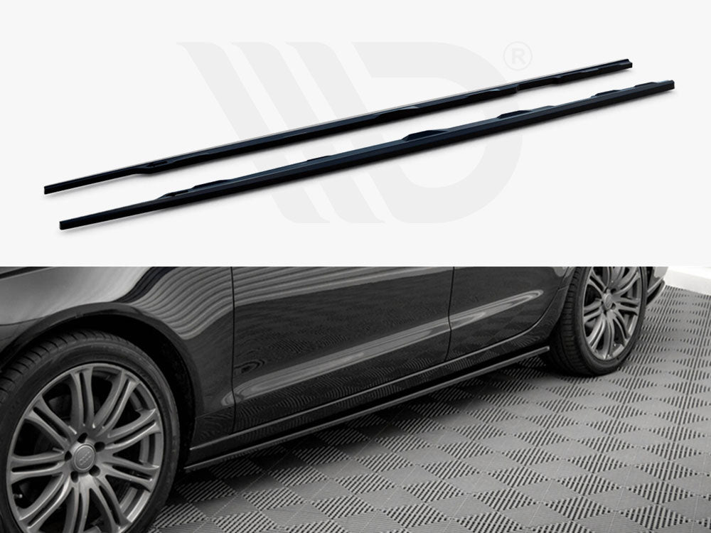 Maxton Design - SIDE SKIRTS DIFFUSERS V.2 AUDI A6 C7