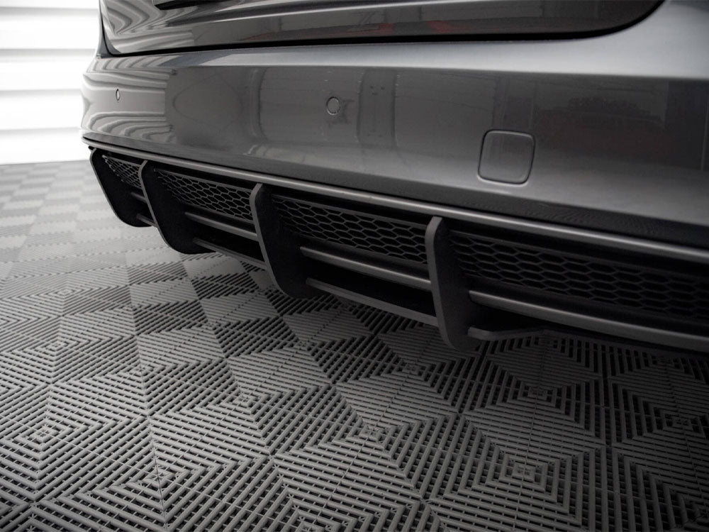 Maxton Design - Street PRO Rear Diffuser Audi A4 S-Line B8 Facelift