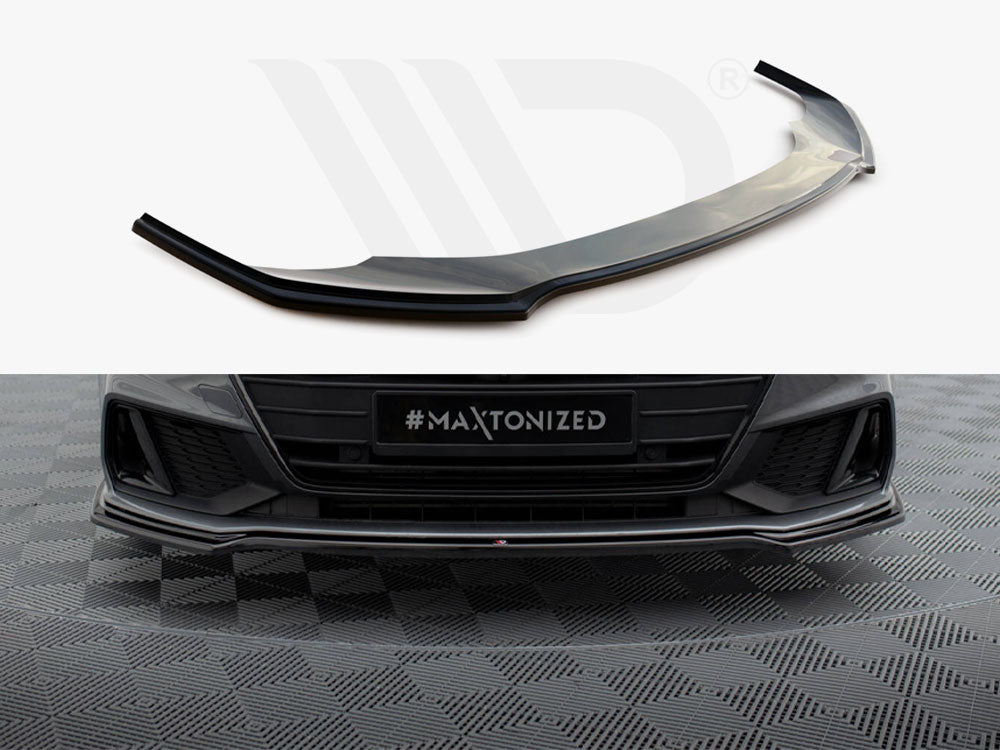 Maxton Design - Front Splitter V.1 Audi A7 S-Line C8 / S7 C8 / C8 Facelift / S7 Facelift